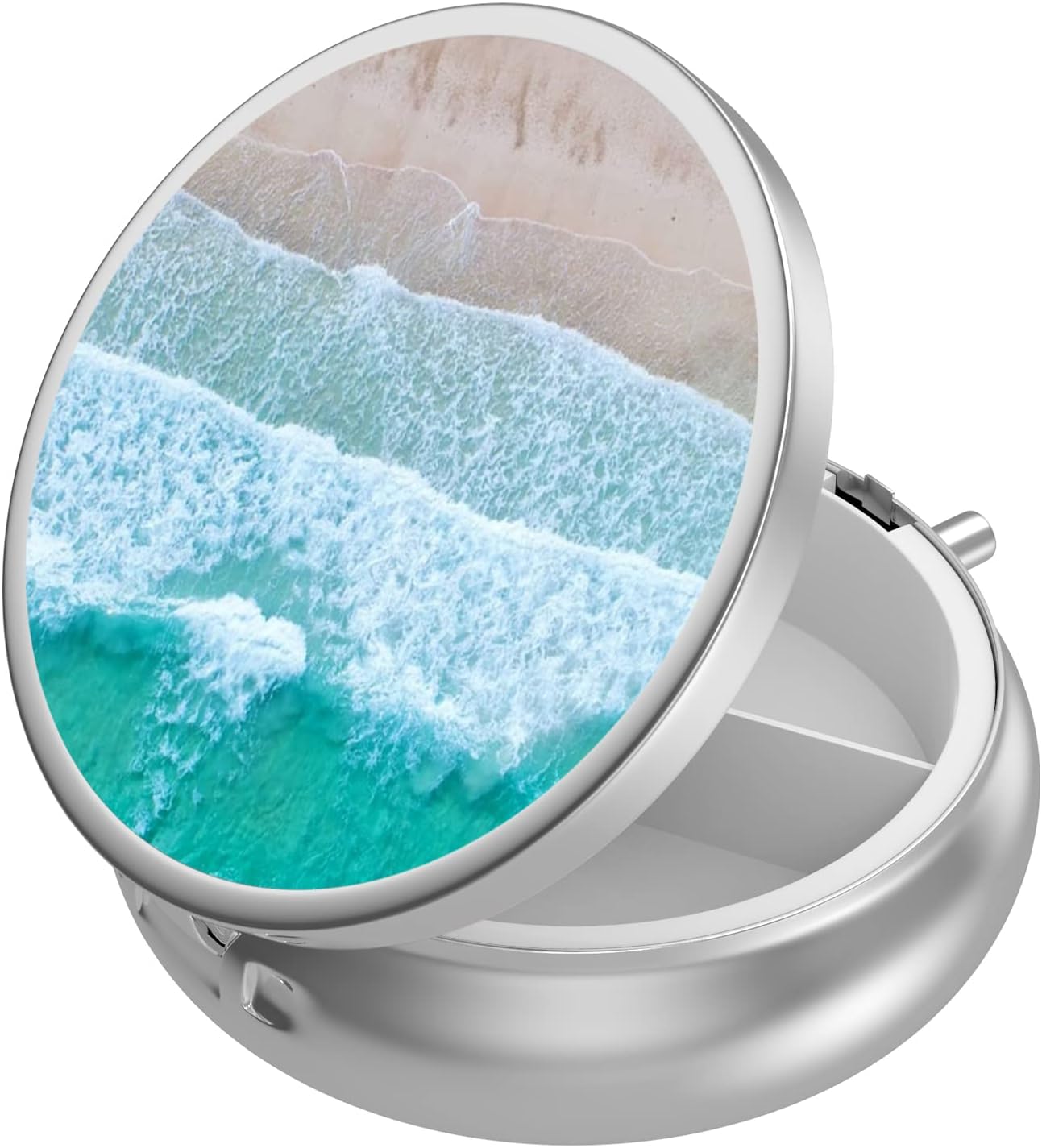 Cute Small Pill case for Pockets & Purses,Elegant Pill Box