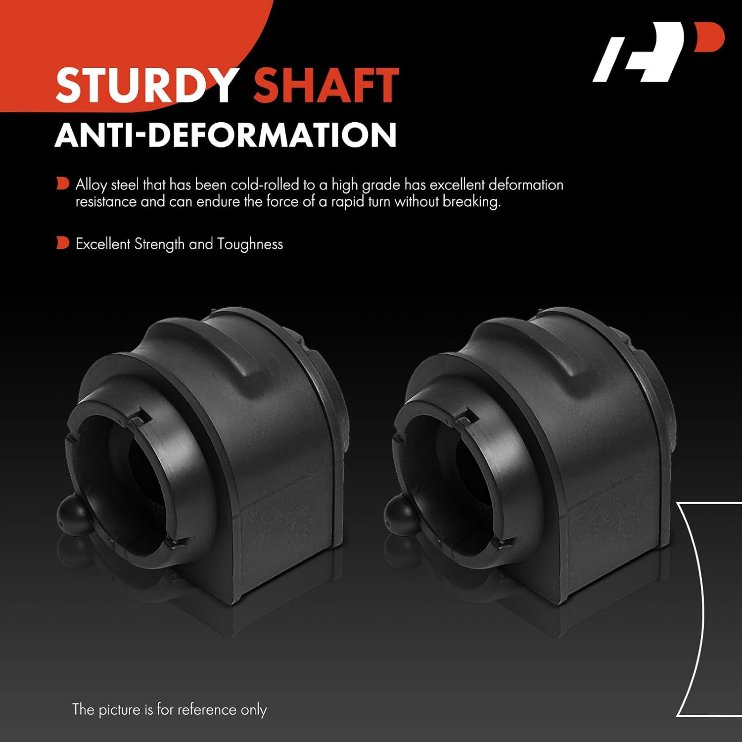 A-Premium 2 x Rear To Frame Sway Bar Bushing Stabilizer Bar Bushing Kit, Compatible with Ford Focus 2012 2013 2014 2015 2016 2017 2018, Naturally Aspirated