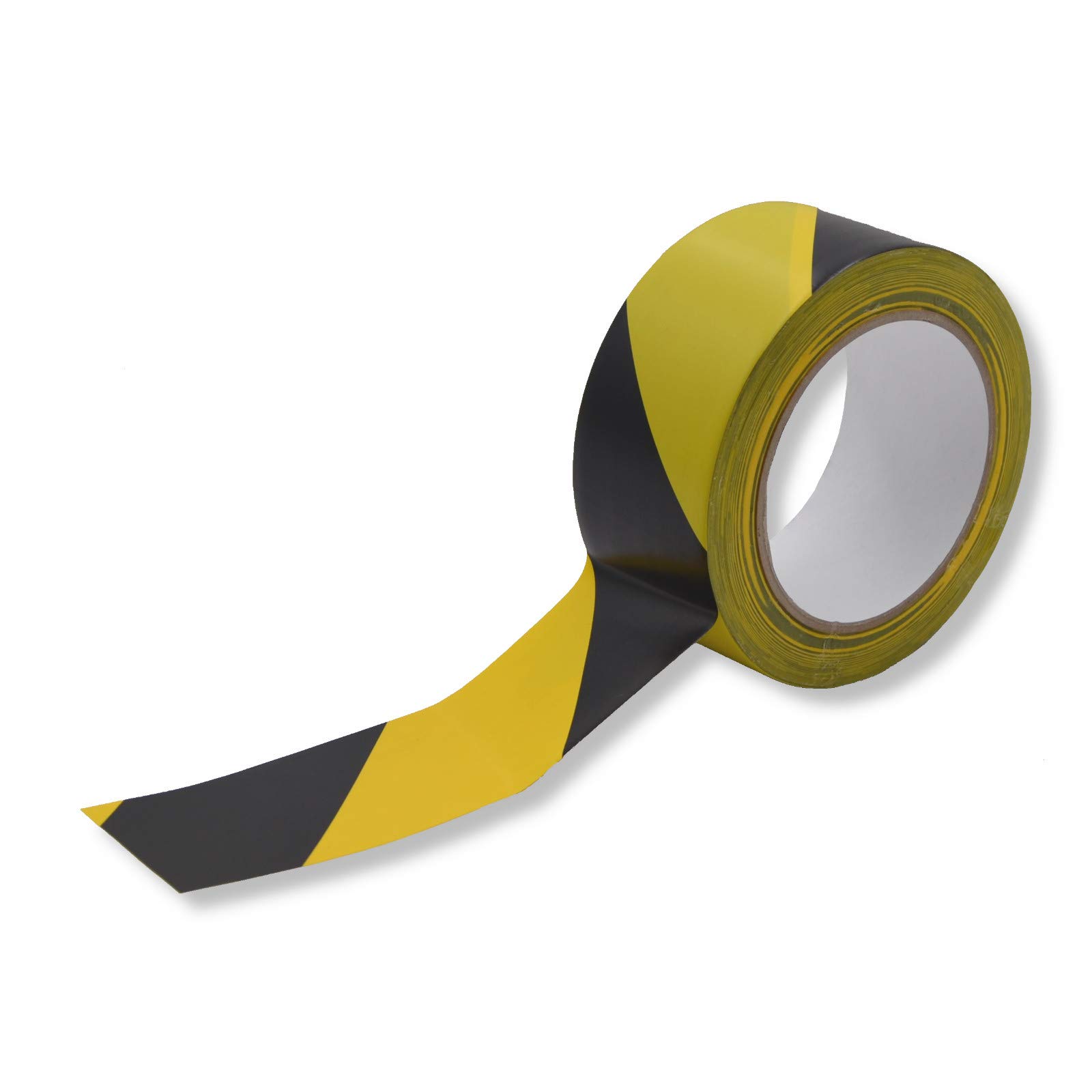 DEWEPRO ROCOL® EasyTape™ Ruban de marquage rayé noir/jaune 50 mm x 33 m – Bande Autocollante PVC résistante