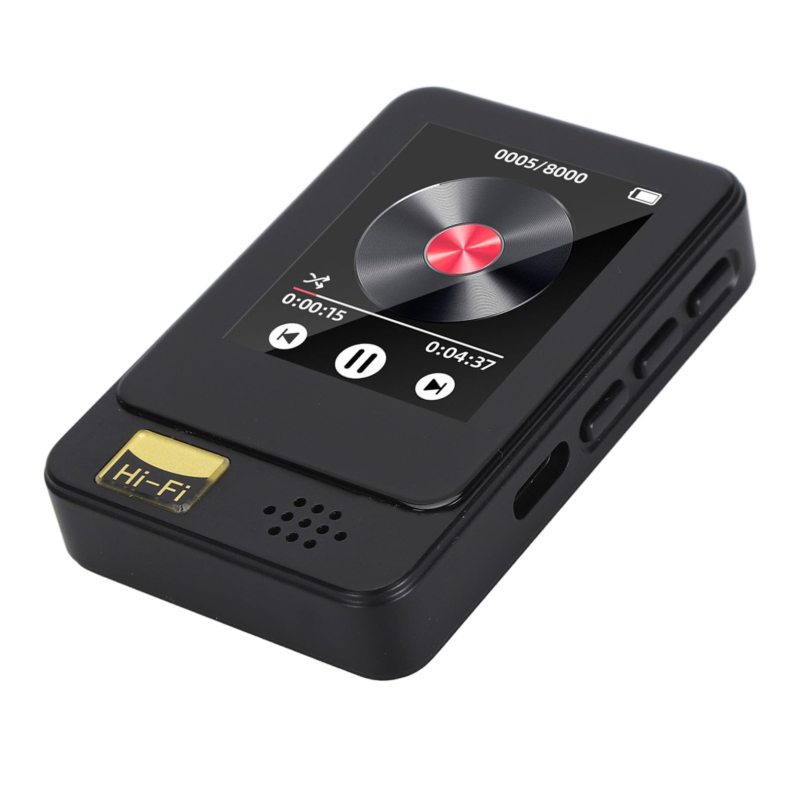 Luocute MP3 Music Player, 5.0 1,77 Cala Ekran Dotykowy Portable HiFi MP3 Odtwarzacz z Kalendarzem Nagrani (64G Mała karta pamięci)