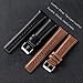 Kompatibel für Samsung Galaxy Watch 3 45mm Bands 2 Pack, für Galaxy Watch 46mm band/Gear S3 Frontier Classic armband, Breite 22mm Leder Schnellverschluss Damen Herren Uhrenarmband(Schwarz+Braun)