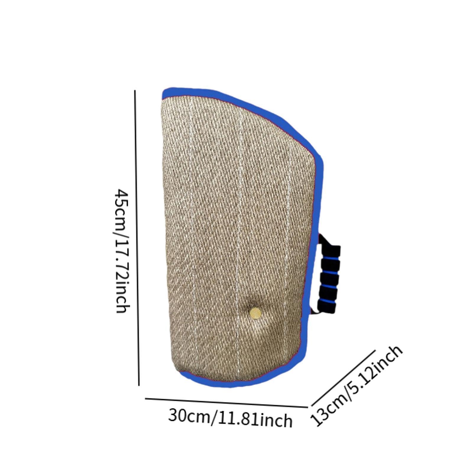Sharplace Manchon de Bras Mordant pour Chien, Manchon de Bras d'entraînement pour entraîneur d'agilité Professionnel, Manchon de Protection Contre Les morsures, Bord Bleu
