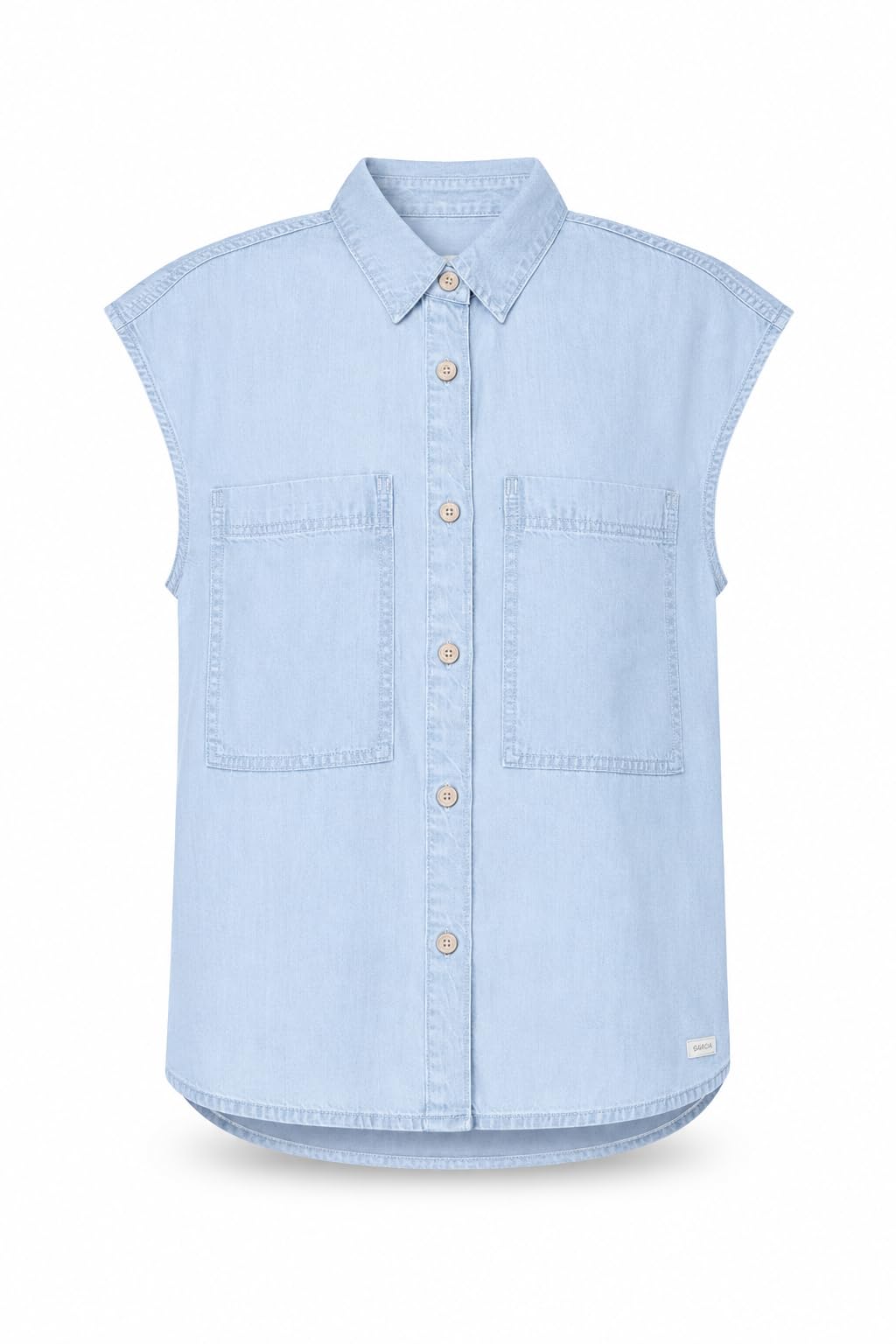 Gang 94ROSA Shirt - Jeansbluse ärmellos - Damenbluse