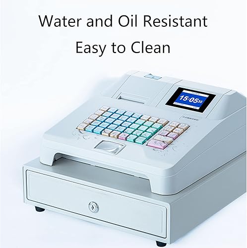 Miniatura 5 de SNKOURIN Caja registradora, caja registradora electrónica con pantalla táctil con cajón de caja registradora e impresora térmica, caja registradora