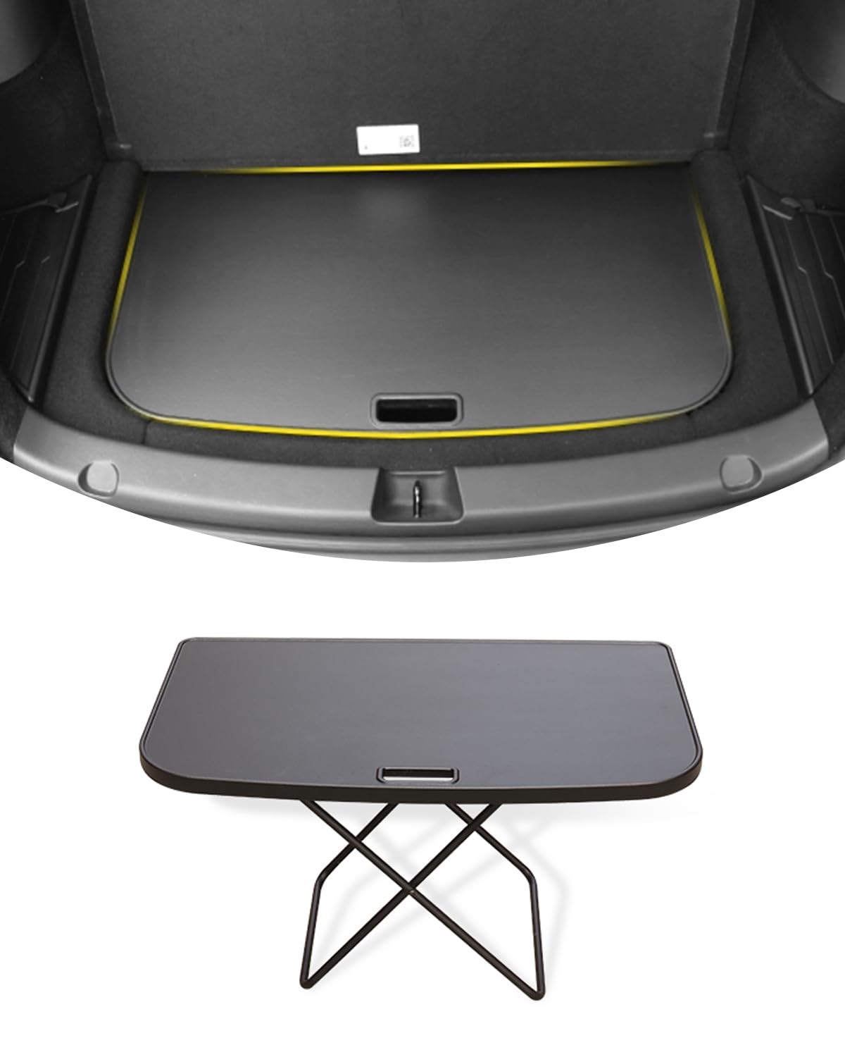 Table de camping Tesla Model 3 pliable pour manger et travailler en voiture