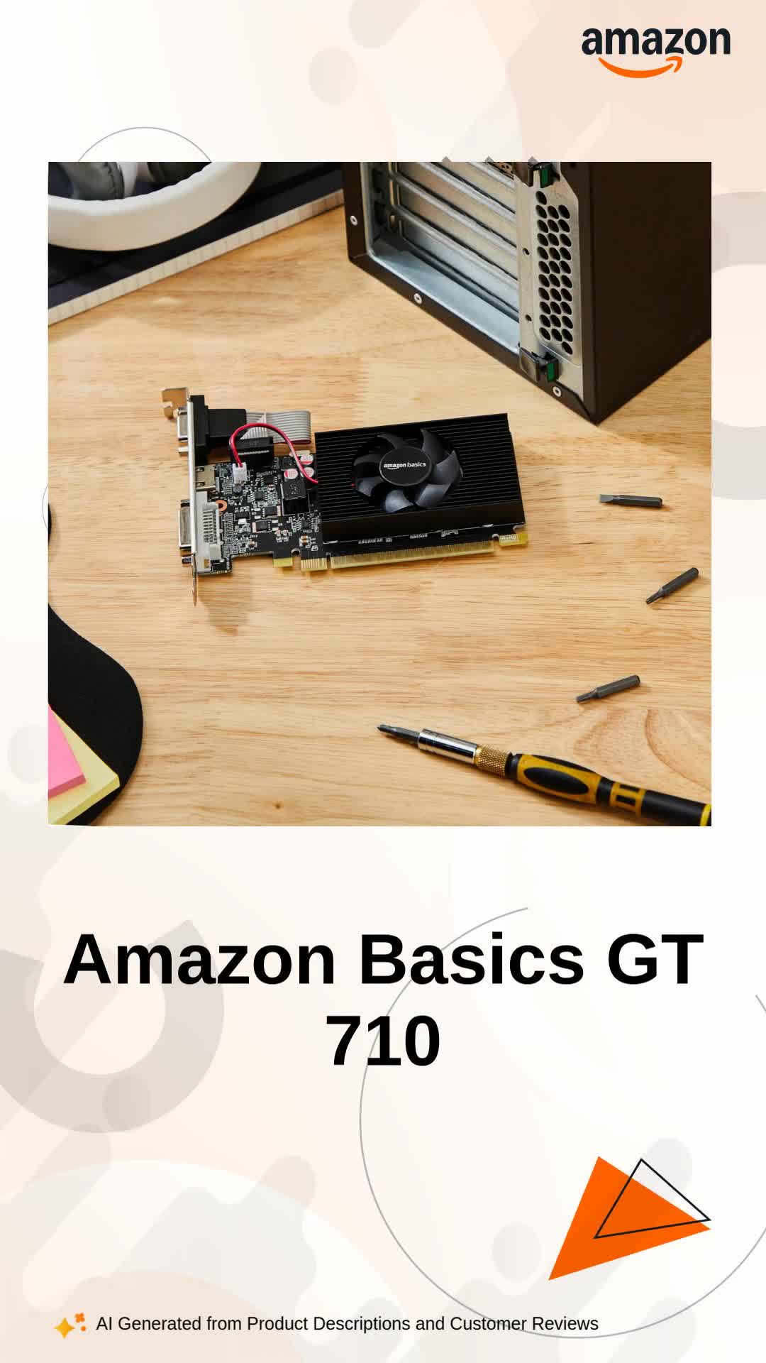 Amazon.in: Buy Amazon Basics Gt 710 Pci_e_x8 gddr3 Graphics Card