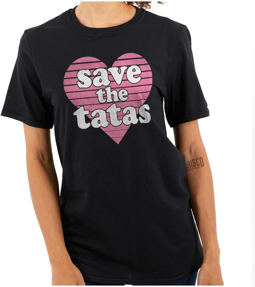 Save The Tatas Breast Cancer Aware Womens Graphic T Shirt Tees
