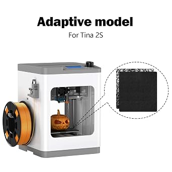 110x120MM Build Plate for Tina 2S Flexible Build Sheet Only | Heated Bed Printer Plate for Textured PEI+ Diamond PEO Printing Platform Tina 2S NOT Compatible with TINA2 Basic/TINA 2C