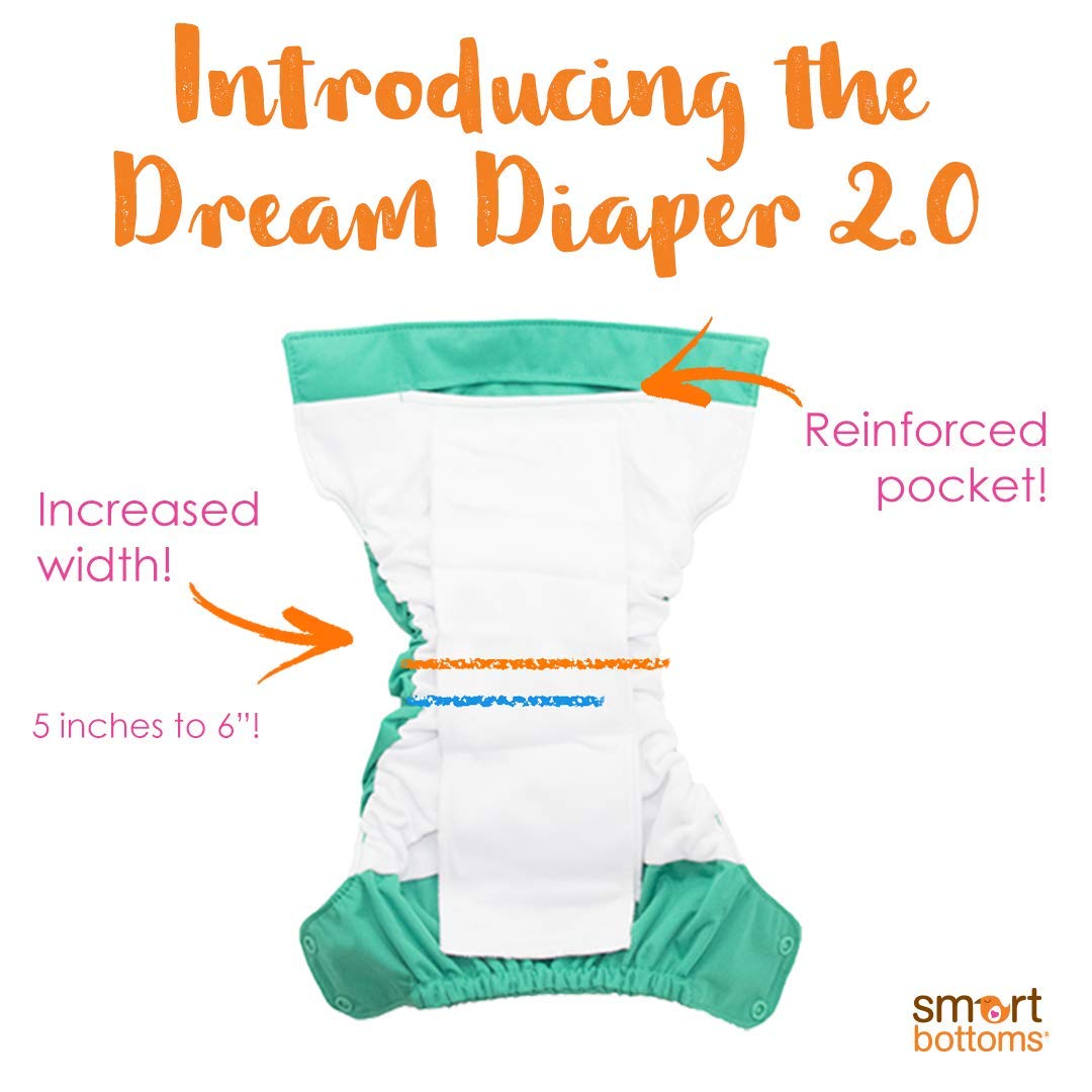 Smart Bottoms Stoff-Windel All-In-One für Babys von 5 bis 16 kg Campfire Tails