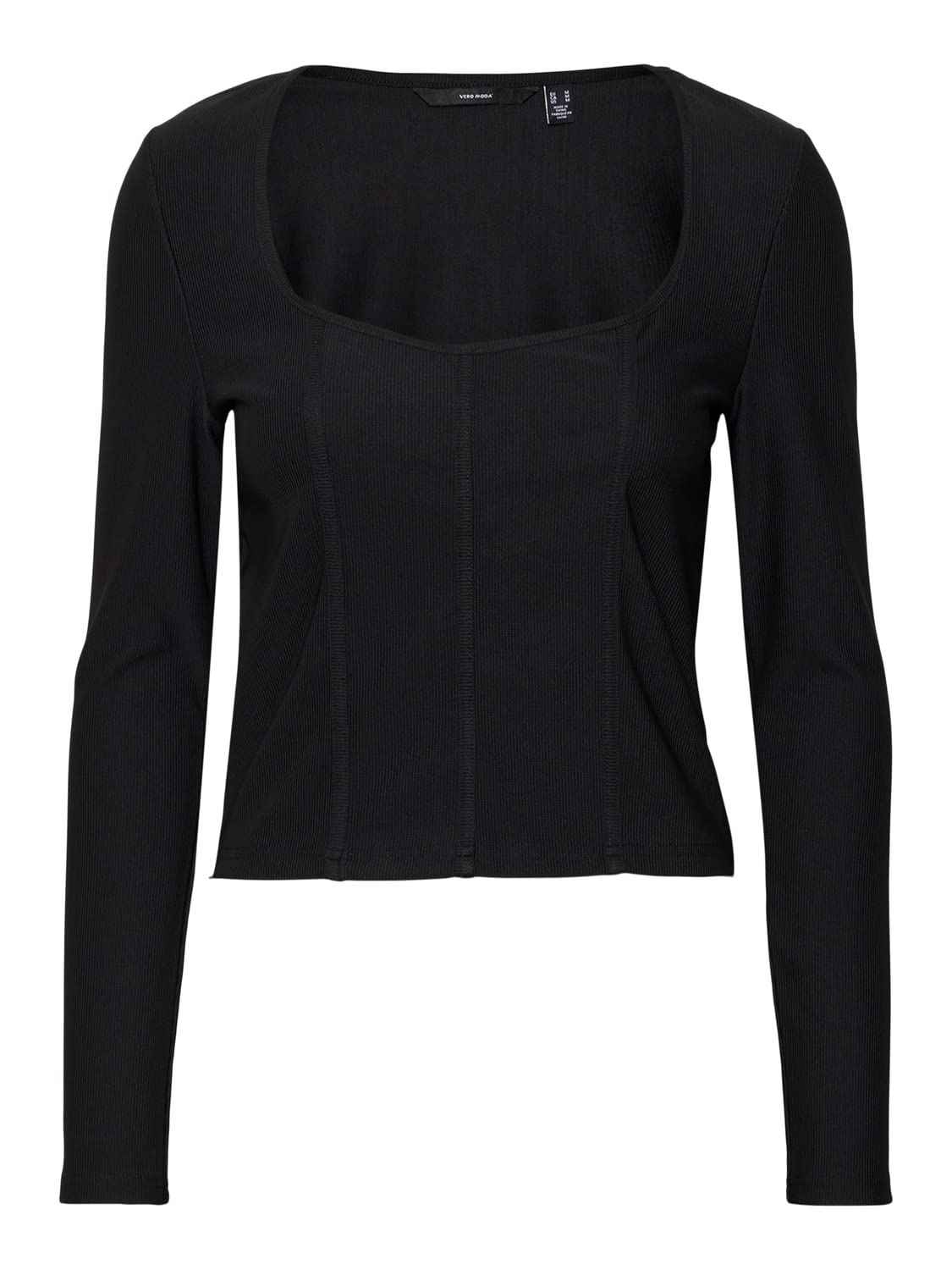 VERO MODA Top Kobiety Vmasta Ls Corset Short Top Jrs