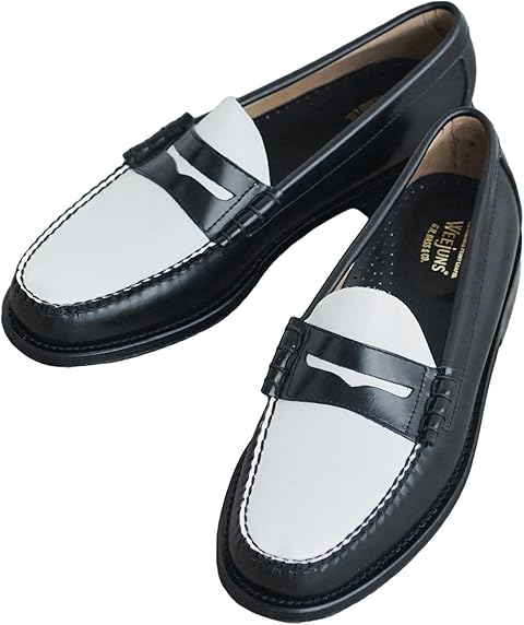 Larson Colorblock Weejuns BA11010H 3231-499-2197 32314992197: Black / White Larson Colorblock Weejuns BA11010H 3231-499-2197 32314992197: Black / White