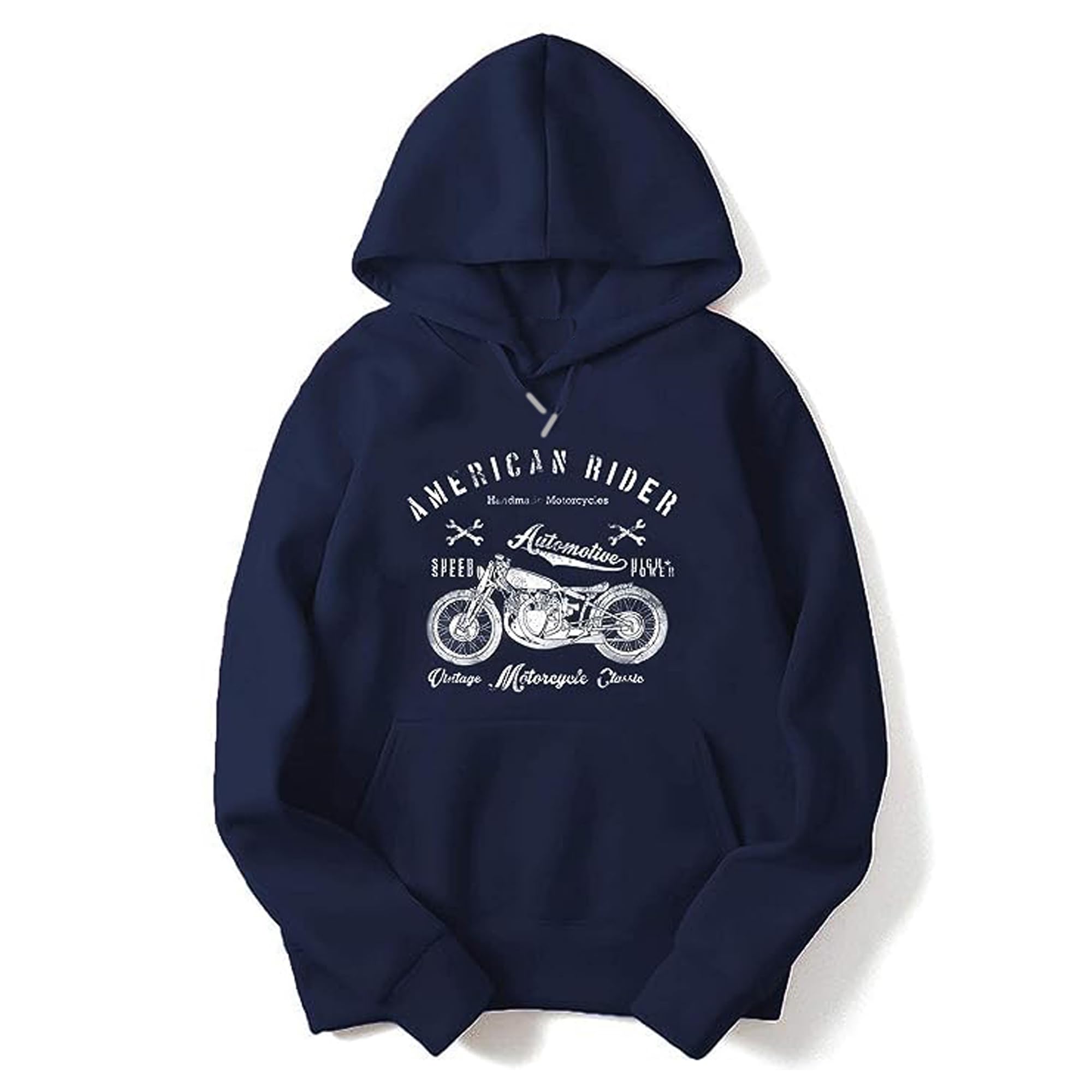 Fashion Gallery Men's Fleece Hooded Hoodie (Rider)-picture-31