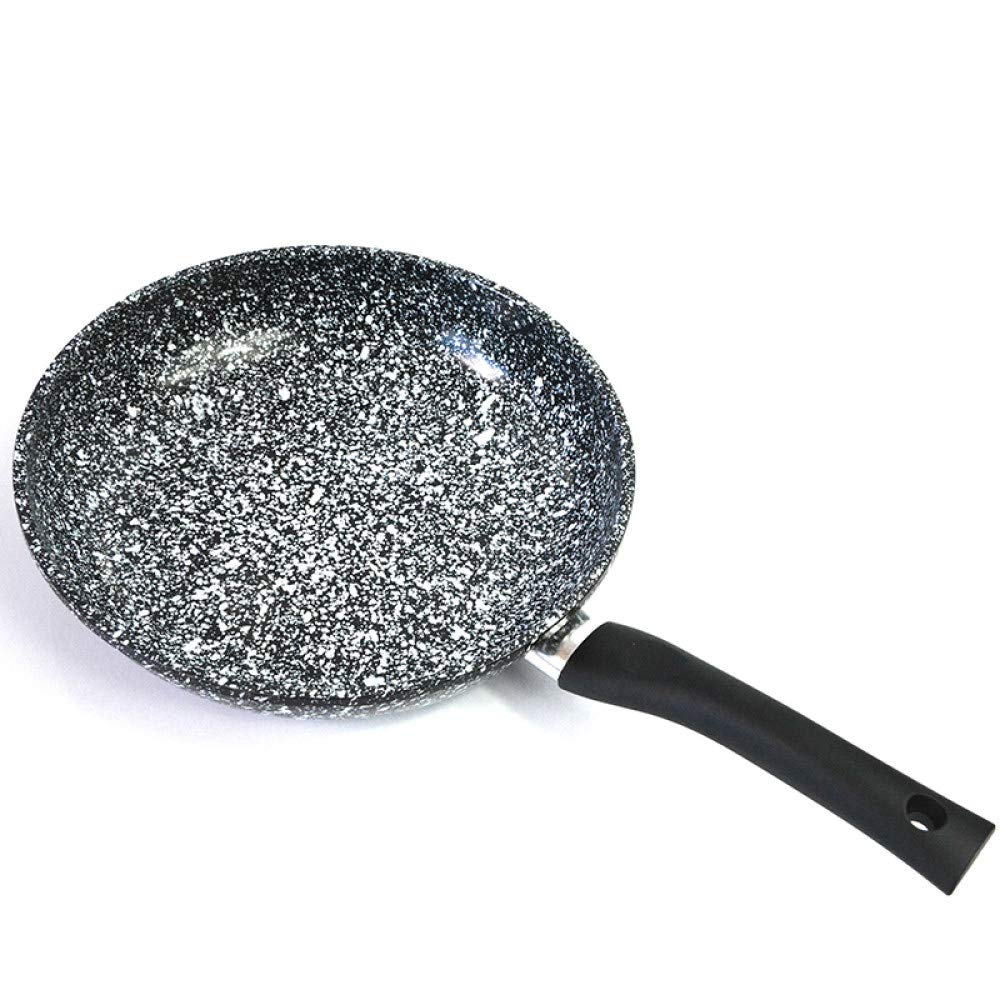 Nieprzywierająca powłoka ceramiczna 28 cm rondel patelnia zestaw granitowa powłoka omlet patelnia z wzorem płatka śniegu na patelnie i patelnie do steków czarno-białe opcje kolorów