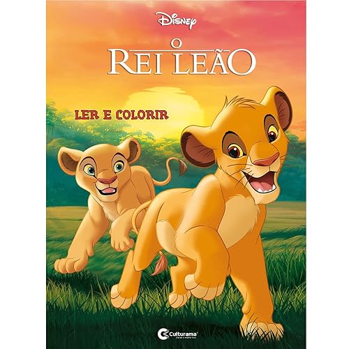 Ler E Colorir Rei Leão