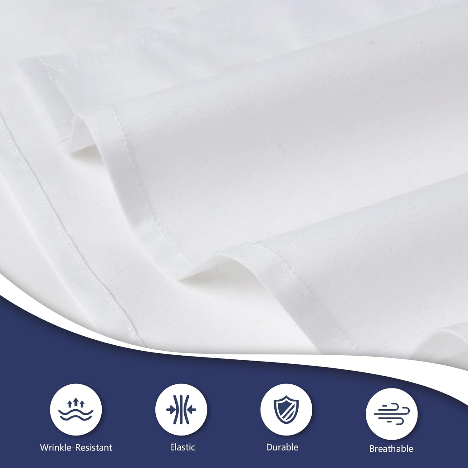 Gollnwe Tuxedo Shirts for Men Wing Collar French Cuff with Cufflinks and Bow Tie - Image 6