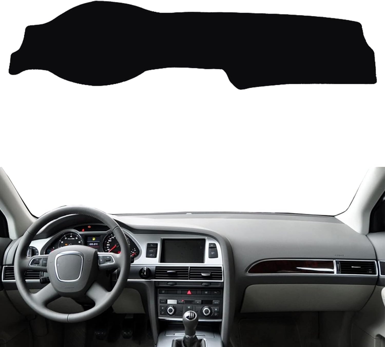 Alfombrilla de interior de coche Audi A6 C6 protector de salpicadero premium antidesgaste