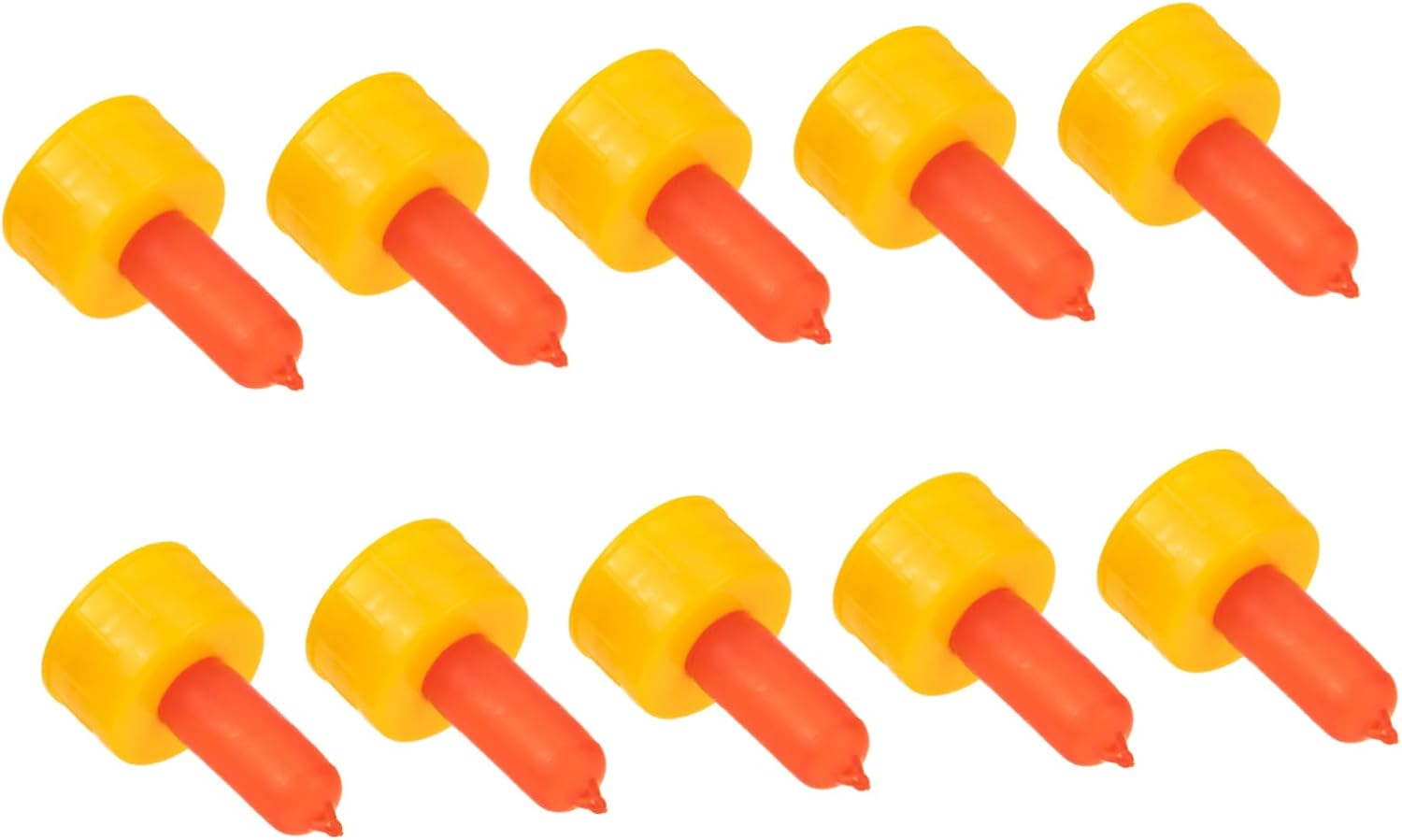 VICASKY 50pcs Lamb Milk Bottle Nipples Feeding Pacifiers for Calves Goats and Piglets for Livestock Nutrition and Care