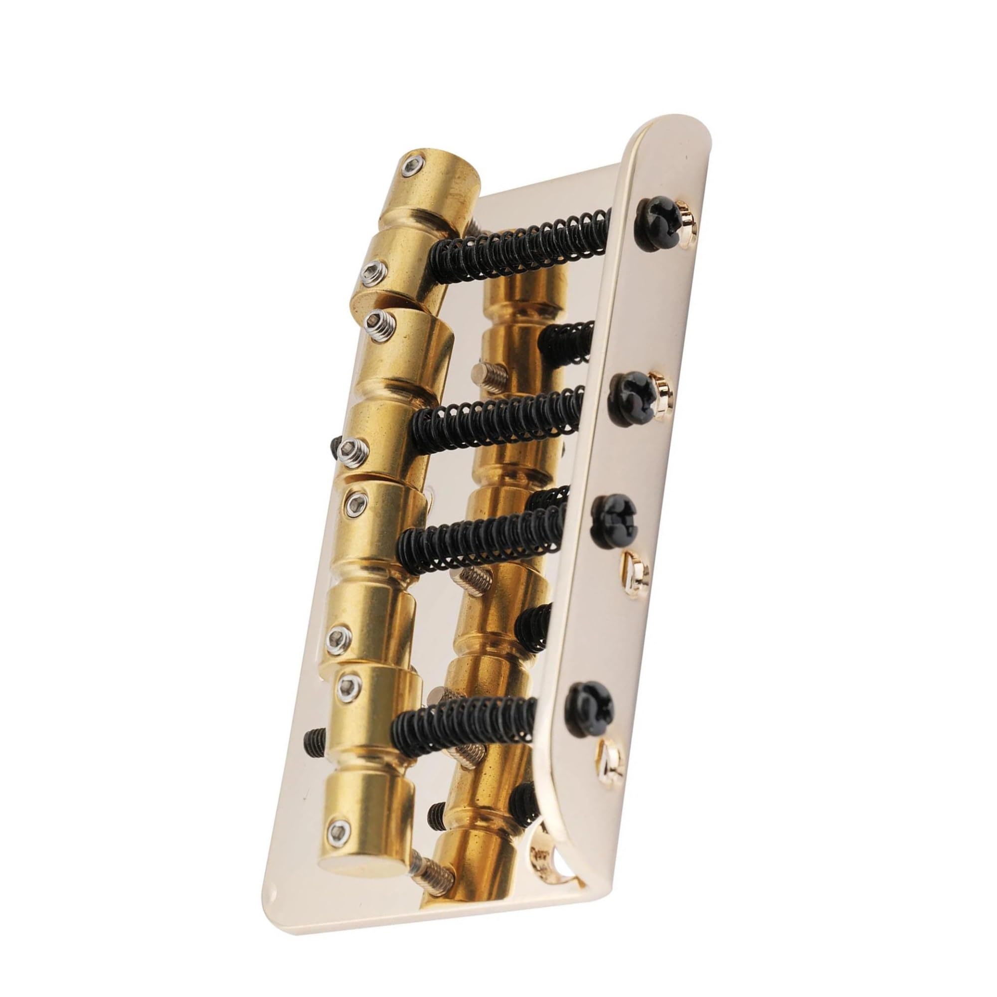 Sillín De Latón Para Puente De Bajo Accesorios Para Instrumentos De 4 Cuerdas | Puente de guitarra(Gold)