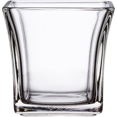 Anchor Hocking 99005 4-Inch Flared Square Votive Candle Holder, Pack of 6