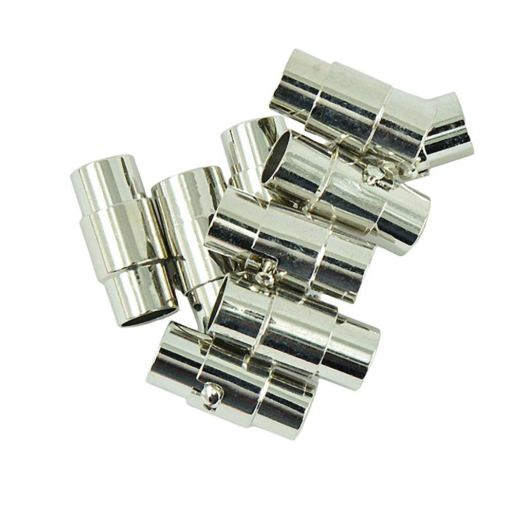 Magnetverschlüsse für Lederschnur, Armbandverbinder für DIY-Schmuck, 10 Sets
