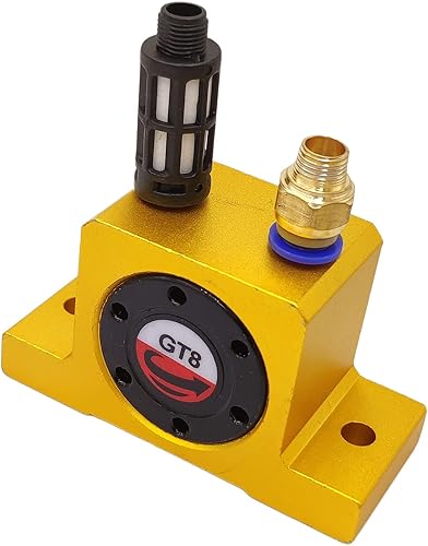 Tipo industrial GT-08 vibrador de turbina de potencia de aire comprimido neumático GT08 18" tipo vibrador de rueda