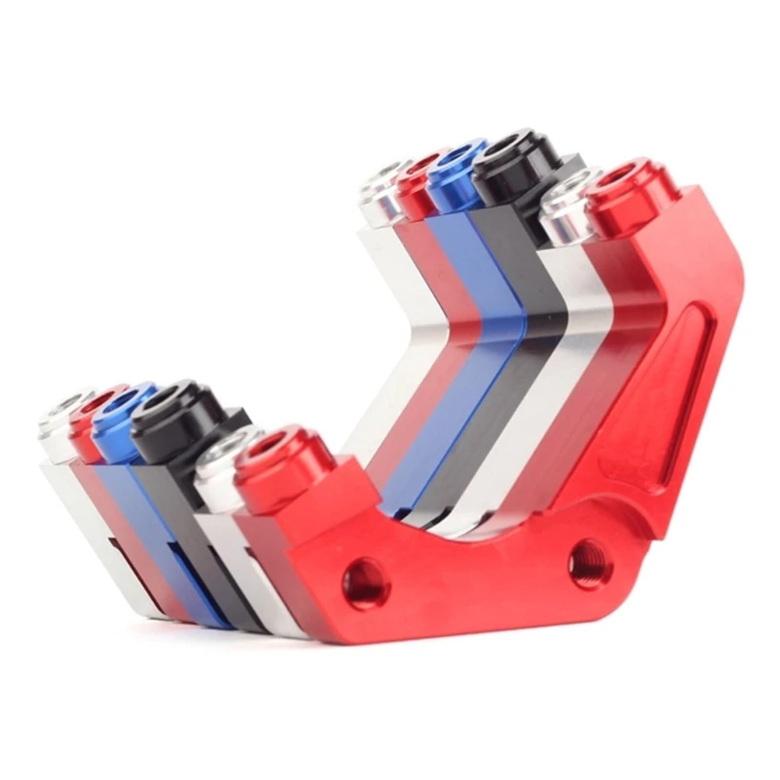 Pinzas de pistones de freno Soporte de pinza de montaje radial para motocicleta, compatible con freno de disco Jog Force Rpm Adelin Adl01 de 200/220 mm.(H7BD3TT304923-R-22)