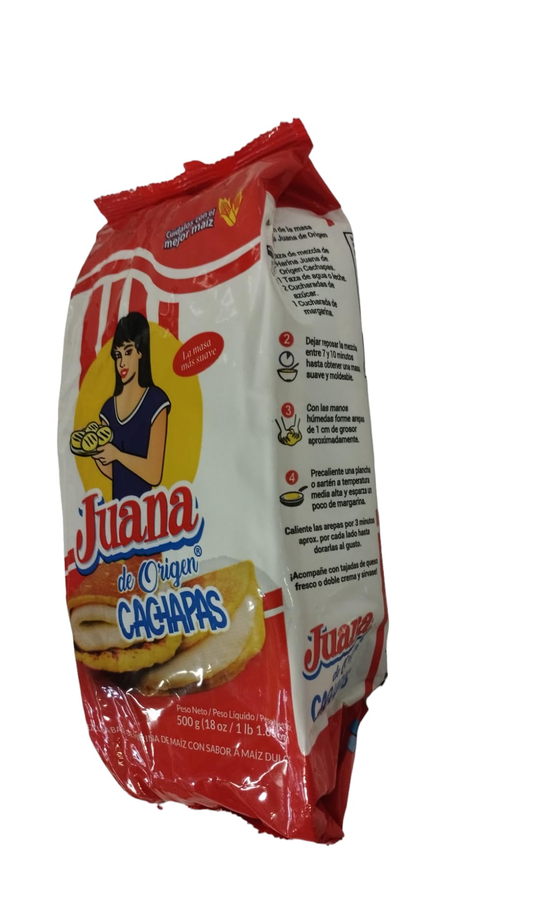 Harina Para Cachapas Juana 500g Mezcla lista de Maíz