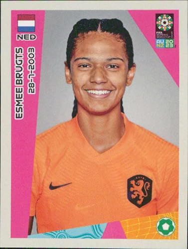 Panini FIFA - Calcomanías para la Copa Mundial Femenina 2023 #359 Esmee Brugts Países Bajos Mini Sticker Fútbol