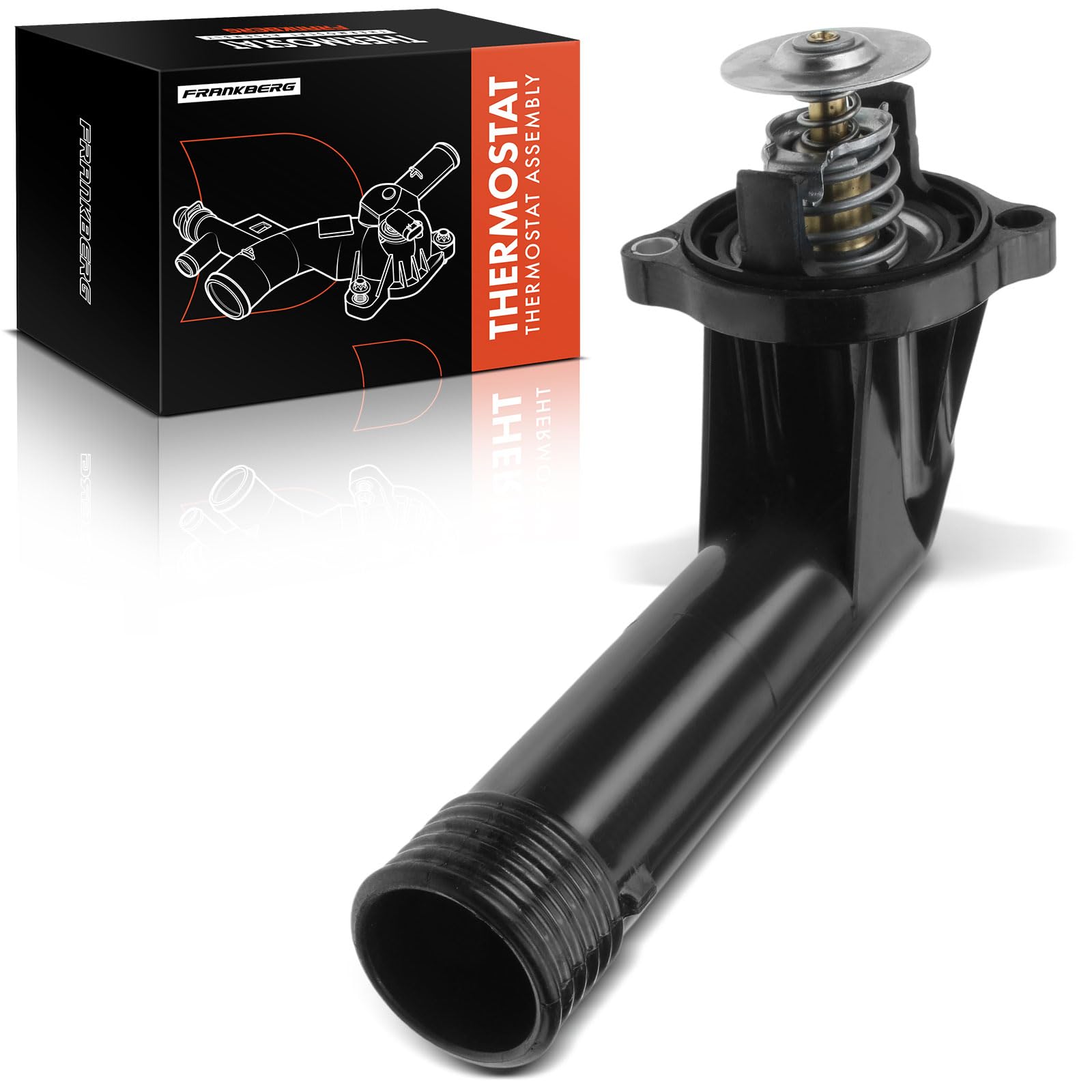 Frankberg Engine Coolant Thermostat Compatible with 3 Series E36 1993-1998 5 Series E34 1989-1995 Z3 R.o.a.d.s.t.e.r E36 1995-1998 Replace# 11531432881