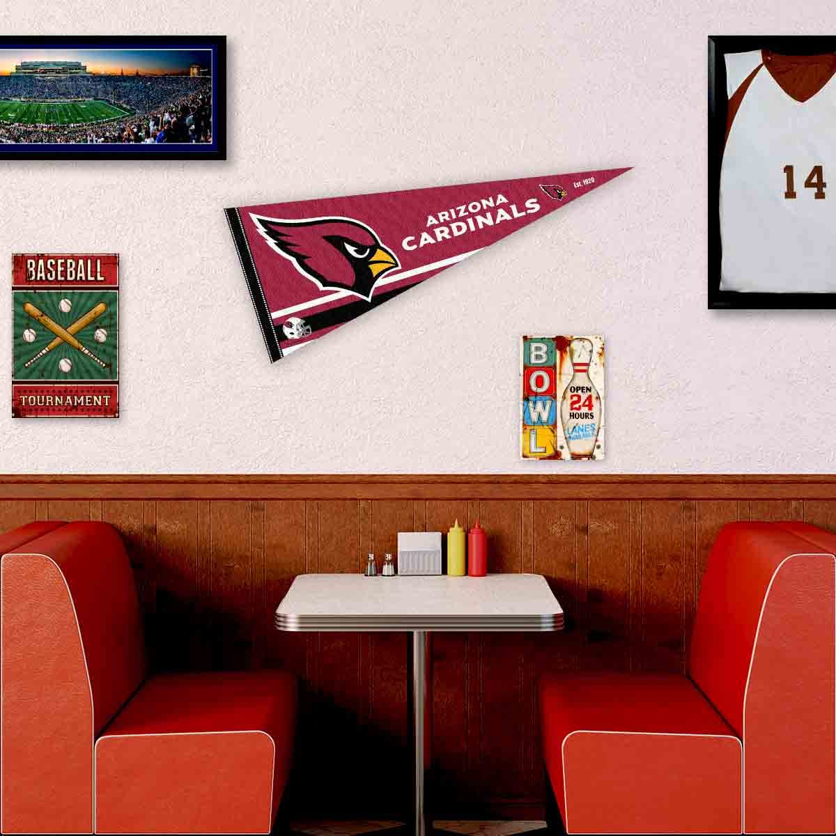 Evergreen 1.04-ft W x 1.5-ft H Embroidered Arizona Cardinals Flag in