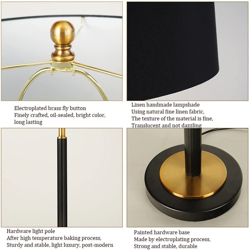 LUME 古典的な黒と金のテーブルランプ2点セット LUME 古典的な黒と金のテーブルランプ2点セット LUME 古典的