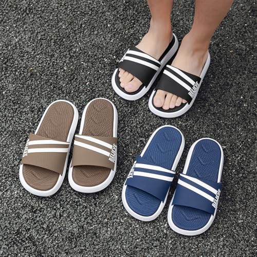 Premium Comfort Inspirational Print Slides Sandals Summer Slippers For Men Yoga Mat Flip Flops Indoor Outdoor Footwear2