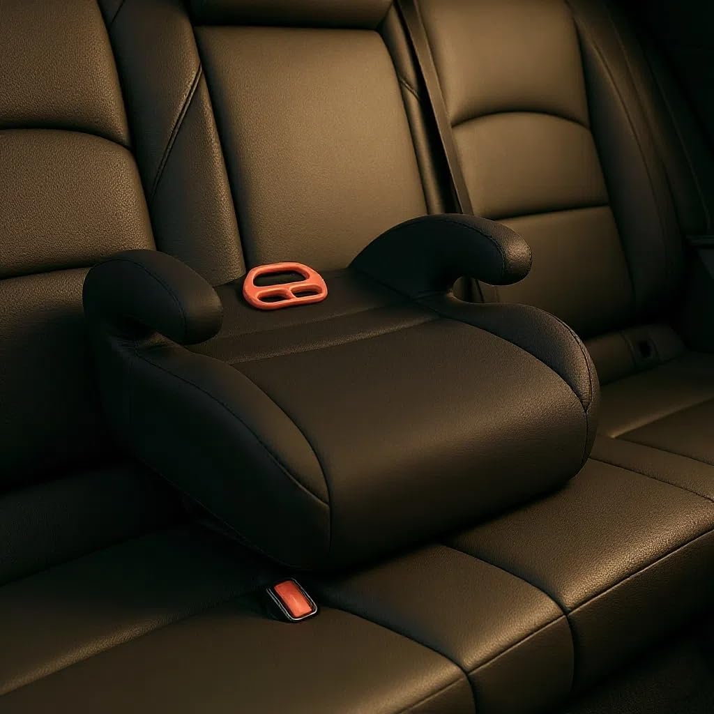 Coussin de siège gonflable pour enfants,coussin de siège de voyage, coussins de pression pour siège de voiture, coussin gonflable pour la conduite, accessoires de voiture pour les voyages (noir)