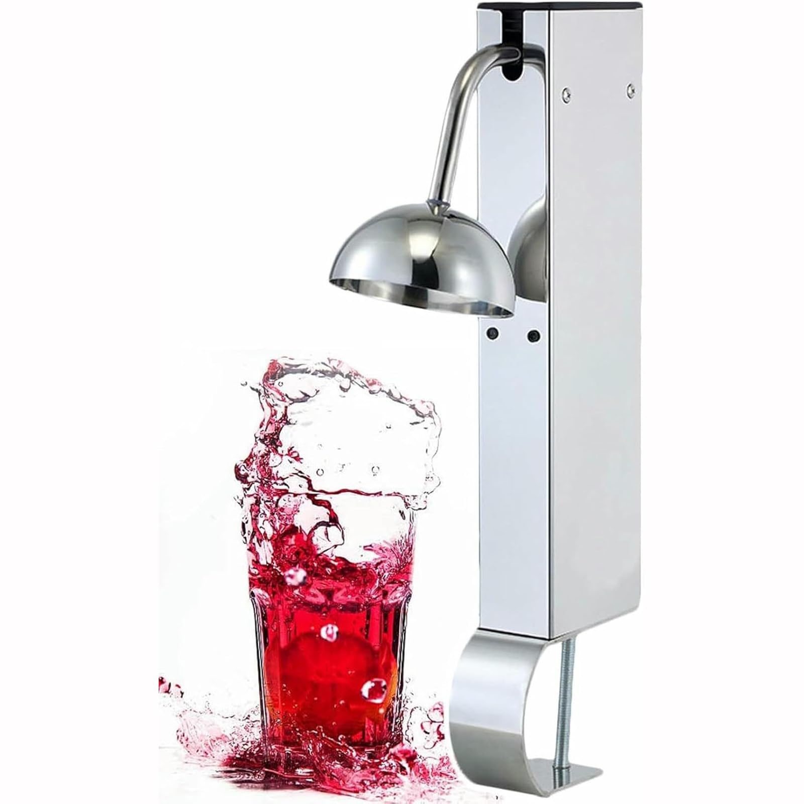 Macchina per Il Raffreddamento Istantaneo dei Bicchieri, Mini CO2 Vetro Congelatore, Congelamento Rapido -25°C, Attrezzo da Bar, con Luce, per Birra E Vino