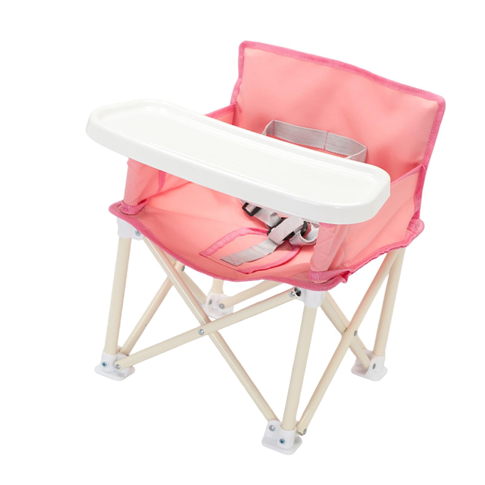 Enakshi® High Chair with Tray Folding Toddler Booster Seat for Dining Lawn Beach Pink|Baby | Feeding | Booster Chairs-image-14