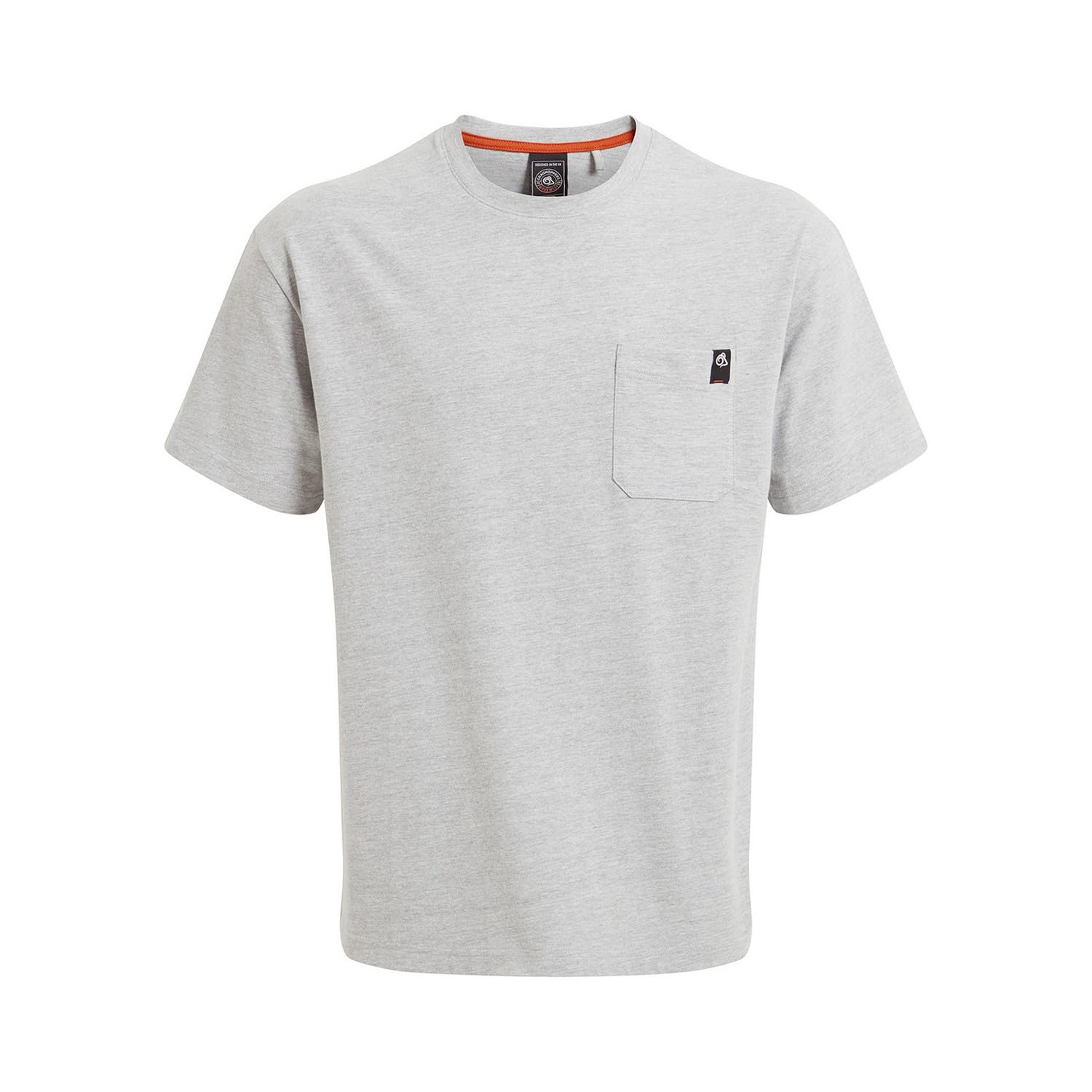 Craghoppers Mens Wakefield Workwear Marl Pocket T-Shirt (3XL) (Soft Grey)