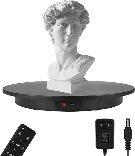 Miniatura 10 de Soporte de exhibición giratorio motorizado con control remoto, carga de 300 libras, 360 grados, plataforma giratoria automática silenciosa para