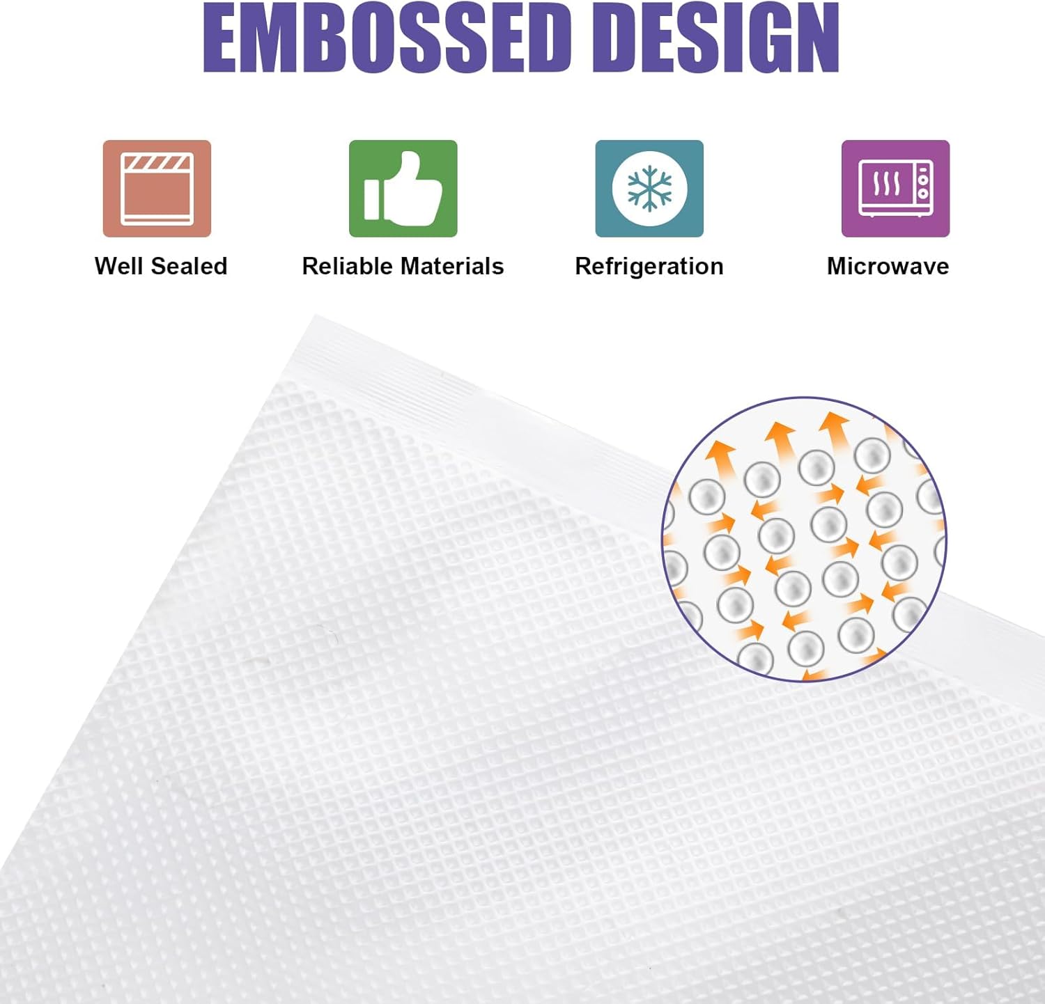 CAREGY Vacuum Sealer Bags 400 Pint 6" x 10" with BPA Free for Food Storage Meal Prep or Sous Vide - Image 5