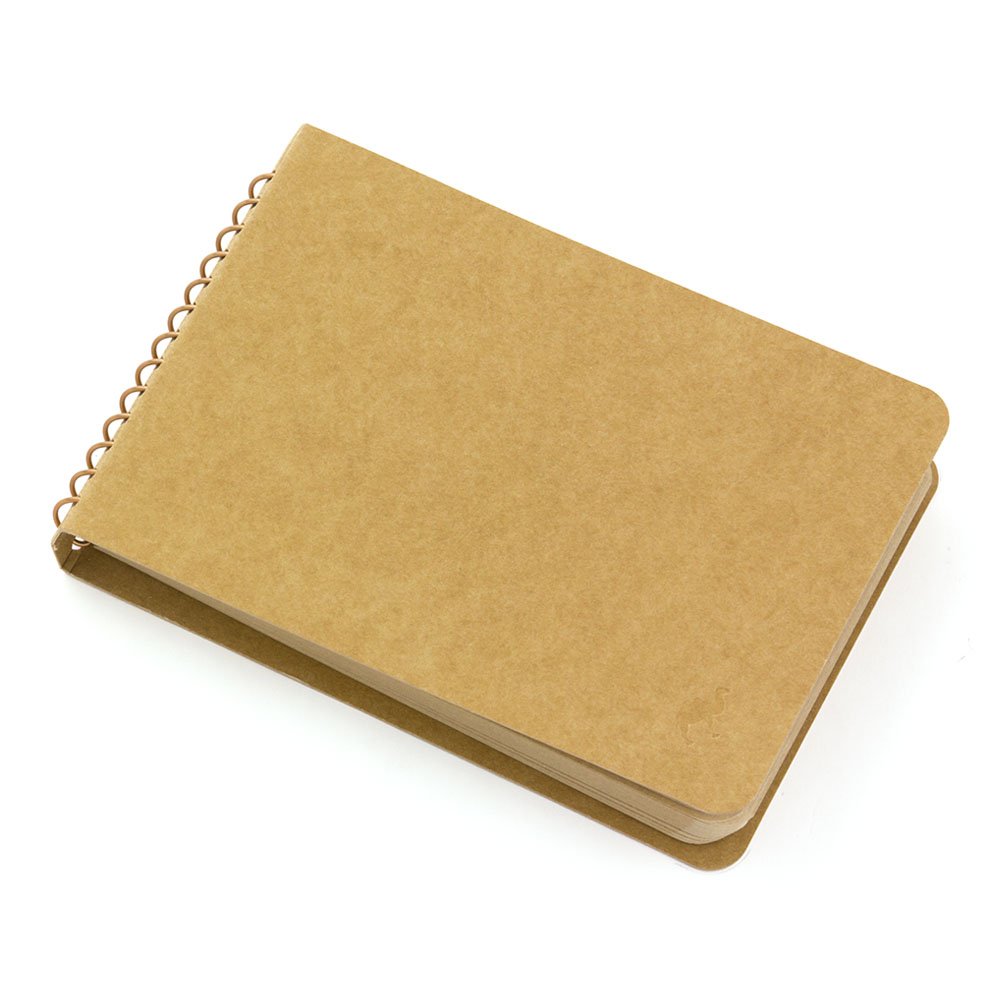 Amazon | ミドリ スパイラルリングノート無罫 砂漠ラクダ柄 | ノート