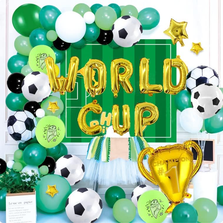 Newthinking Football Balloon Arch Garland Set Kit, 71 Pack Football