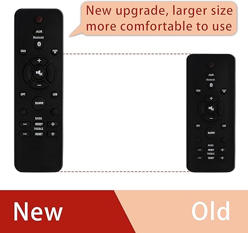 Miniatura 5 de Control remoto compatible con altavoz Philips Soundbar HTL2151F7 HTL2111AF7 HTL2111A HTL2101AF7 HTL2101A HTL2101F7 HTL2160F7 F7996510059695