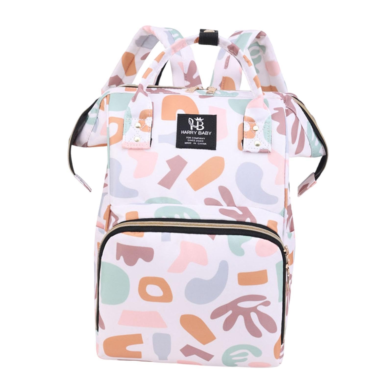 Diaper Bag Backpack Essentials Baby Nappy Changing Bag for Women Mum and Dad Pink|Baby|Diapering|Diaper Bags-image-45