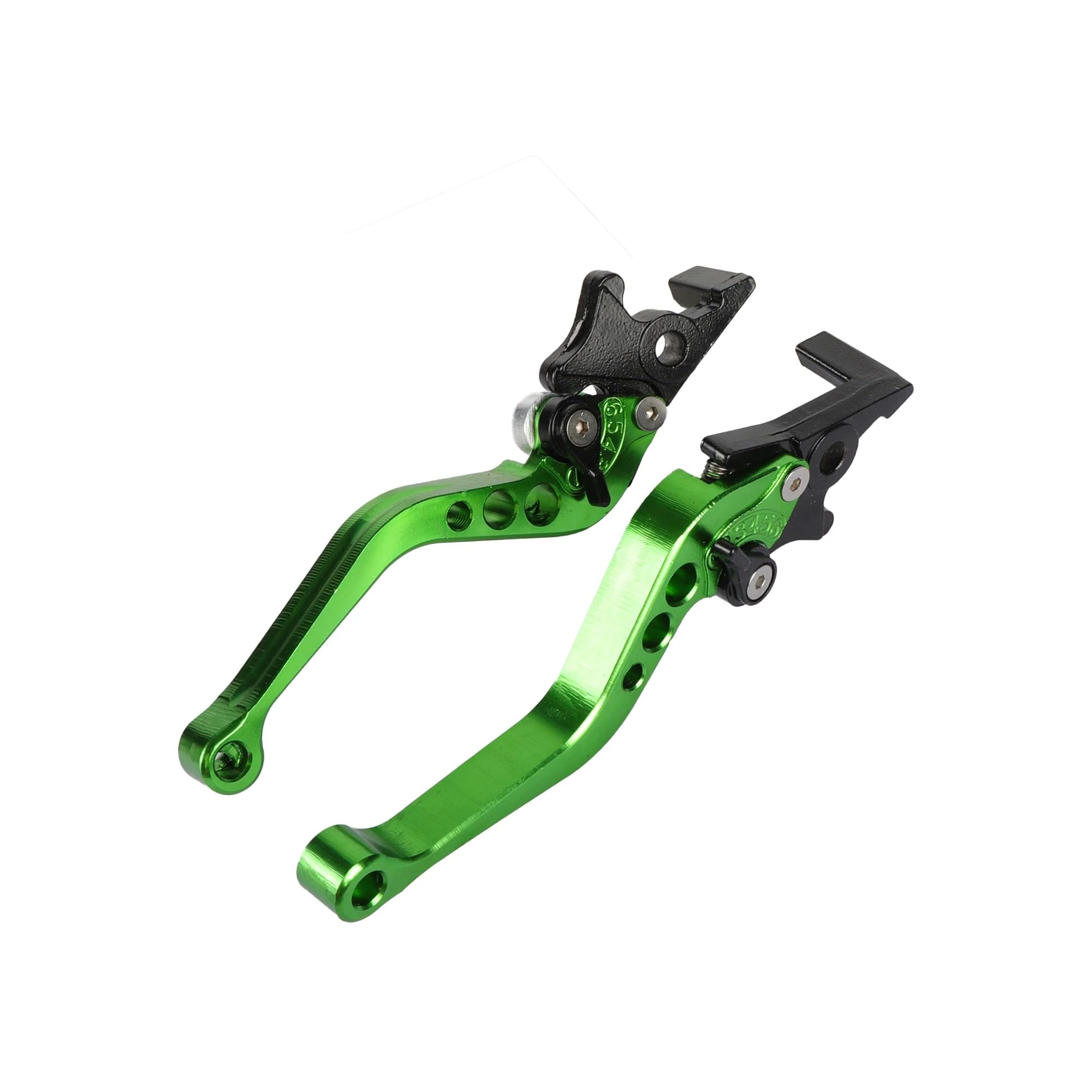 Gjihkwgz Green Motorcycle Brake Clutch Lever 125 Motorcycle Levers Brake Lever Brake Handle 1 Pair Universal Dual Disc Aluminum Clutch Brake Lever(Green)