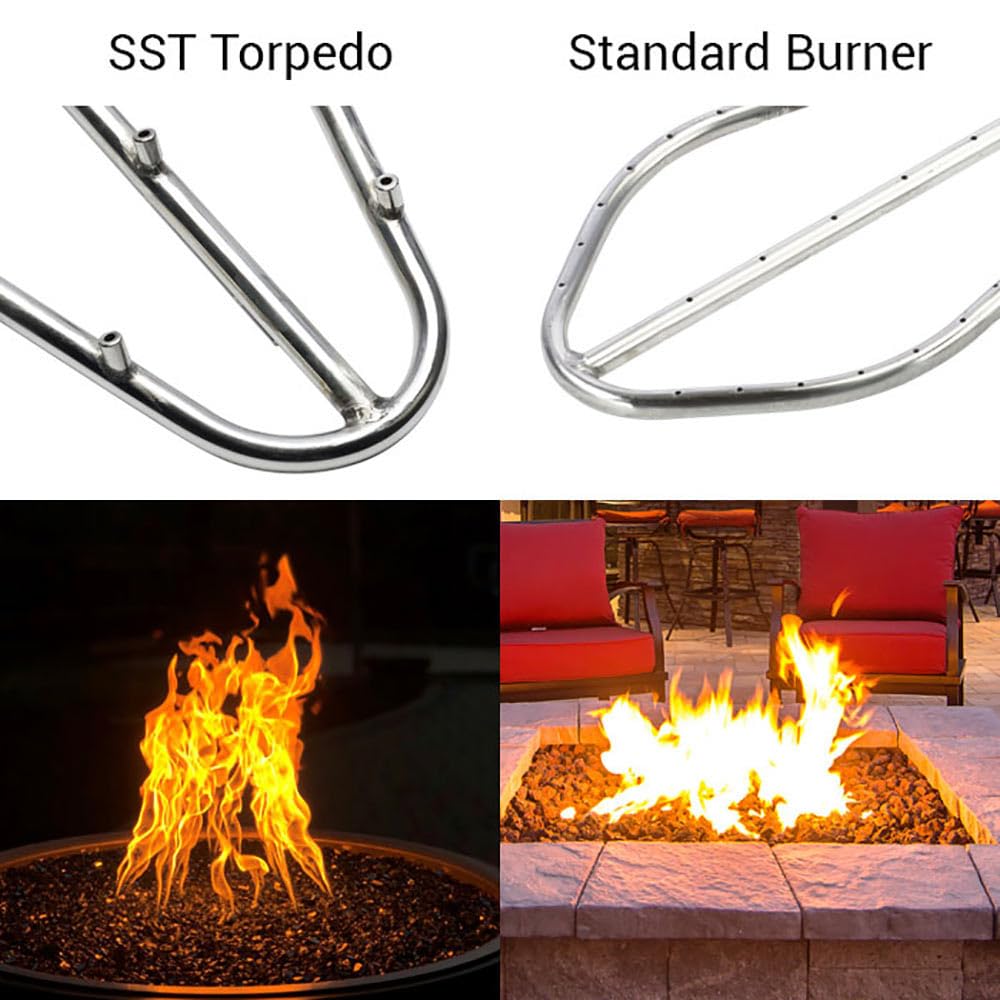 P.FSQ vp#5 （In Flames) Amazon.com: HPC Fire Push Button Flame Sensing Fire Pit Burner Kit