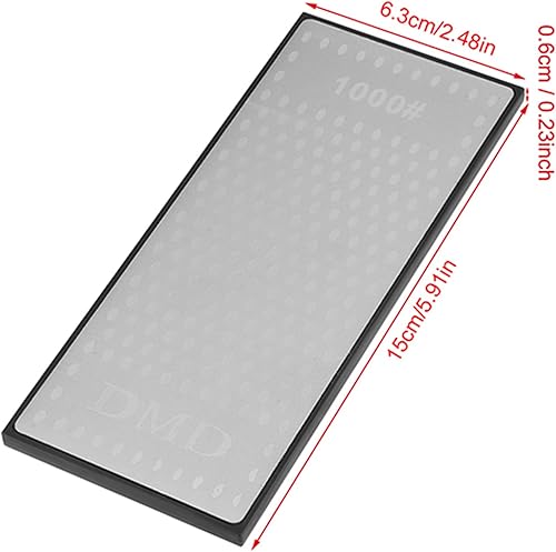 Miniatura 2 de Afilador de cuchillos Piedra de grano 4001000 de doble cara Piedra de afilar piedra de afilar piedra de afilar con base Juego de piedra fina para