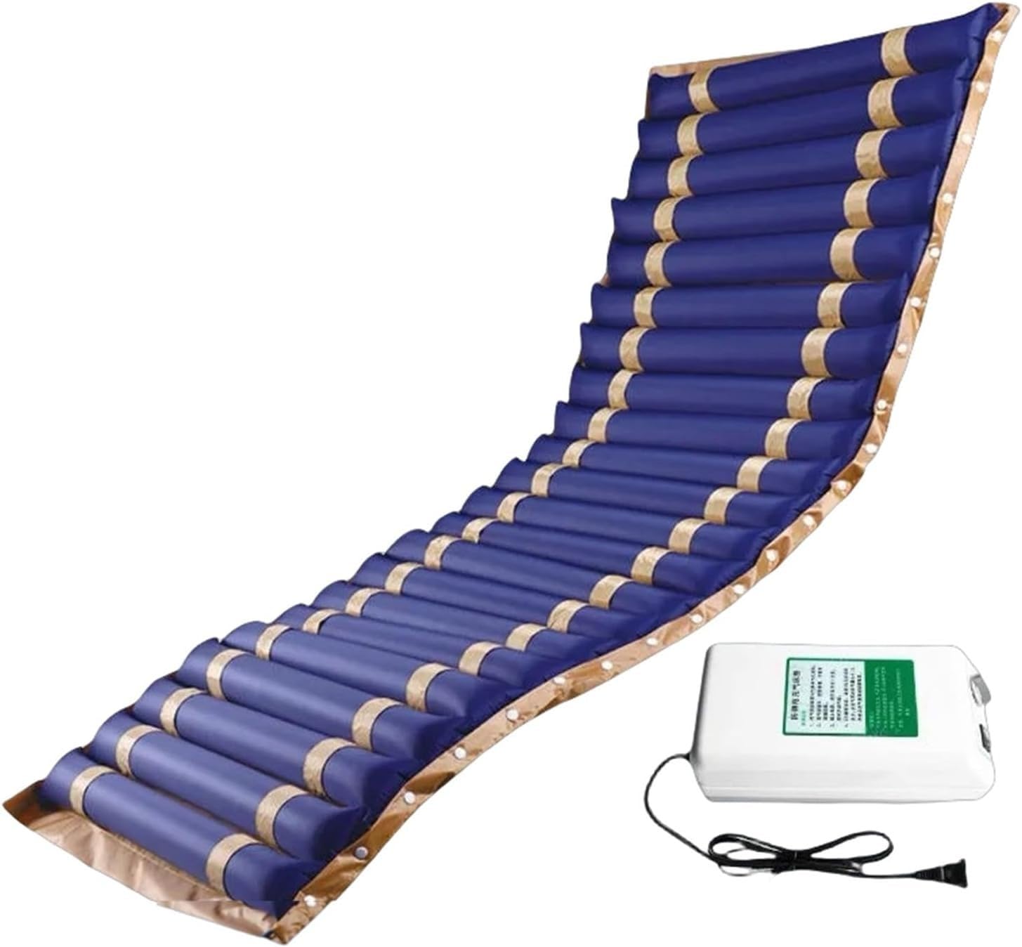 Colchón Antiescaras De Aire Alternante Con Compresor Silencioso Para Escaras, Colchón Antiescaras De Aire, Para Aliviar La Presión,Colchón Impermeable Para Hospitales, Residencias De Ancianos