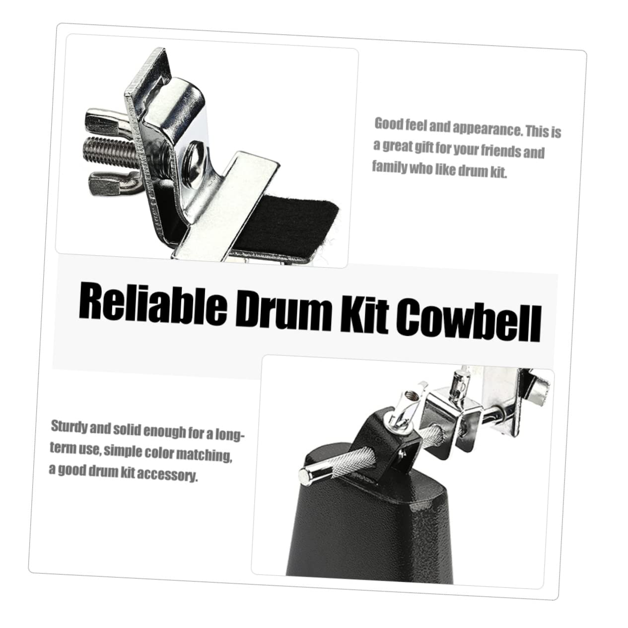 UPKOCH Campanaccio per Batteria Accessorio Strumenti Percussione Campanaccio Batteria Strumento Musicale Strumenti Percussione