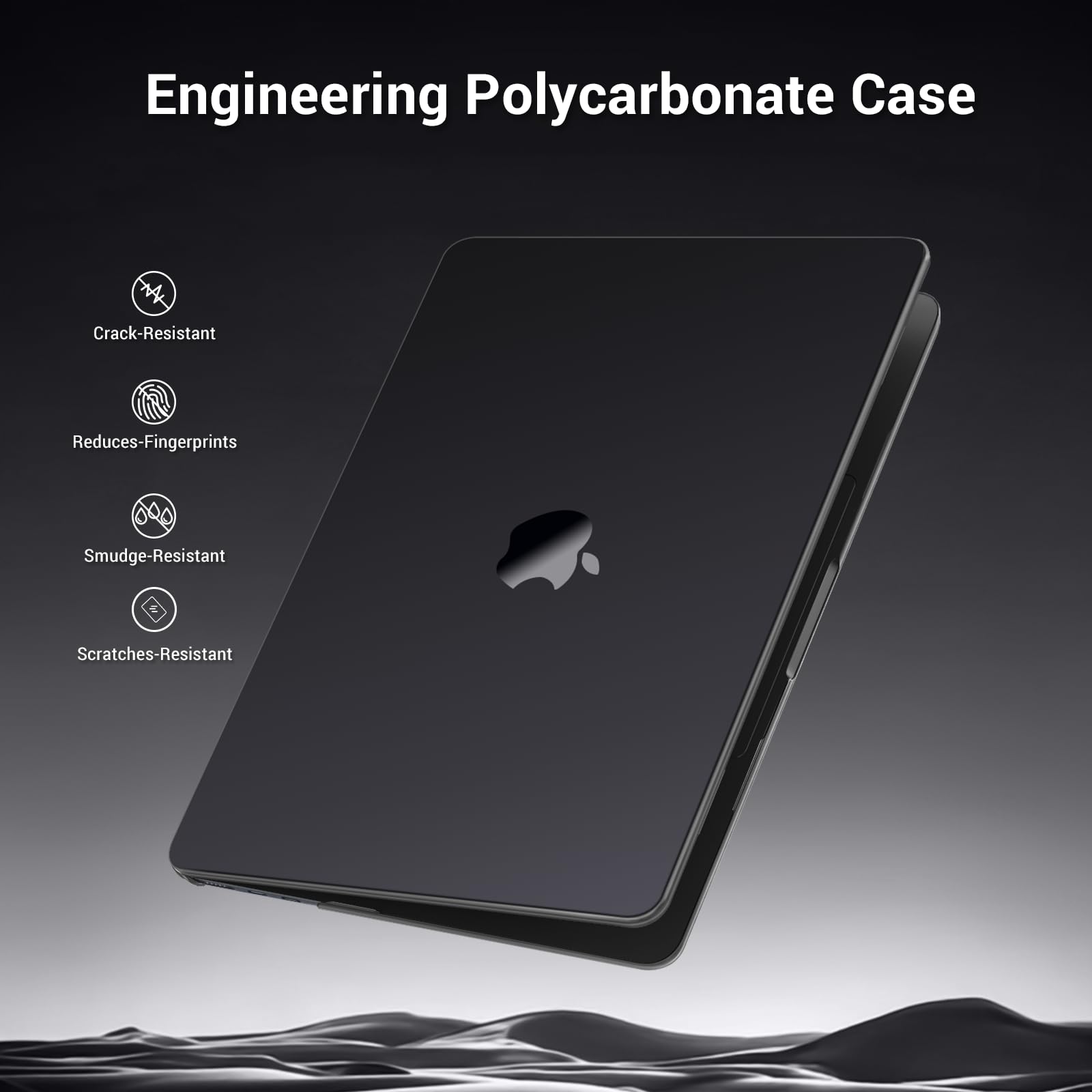 MOSISO Custodia Compatibile con MacBook Pro 16 Cover M5 M4 M3 M2 M1 2026 2025 2024 2023 2022 2021 A3429 A3428 A3403 A3186 A2991 A2780 A2485, Naturale Ultra-Sottile Case&Copritastiera, Nero Siderale