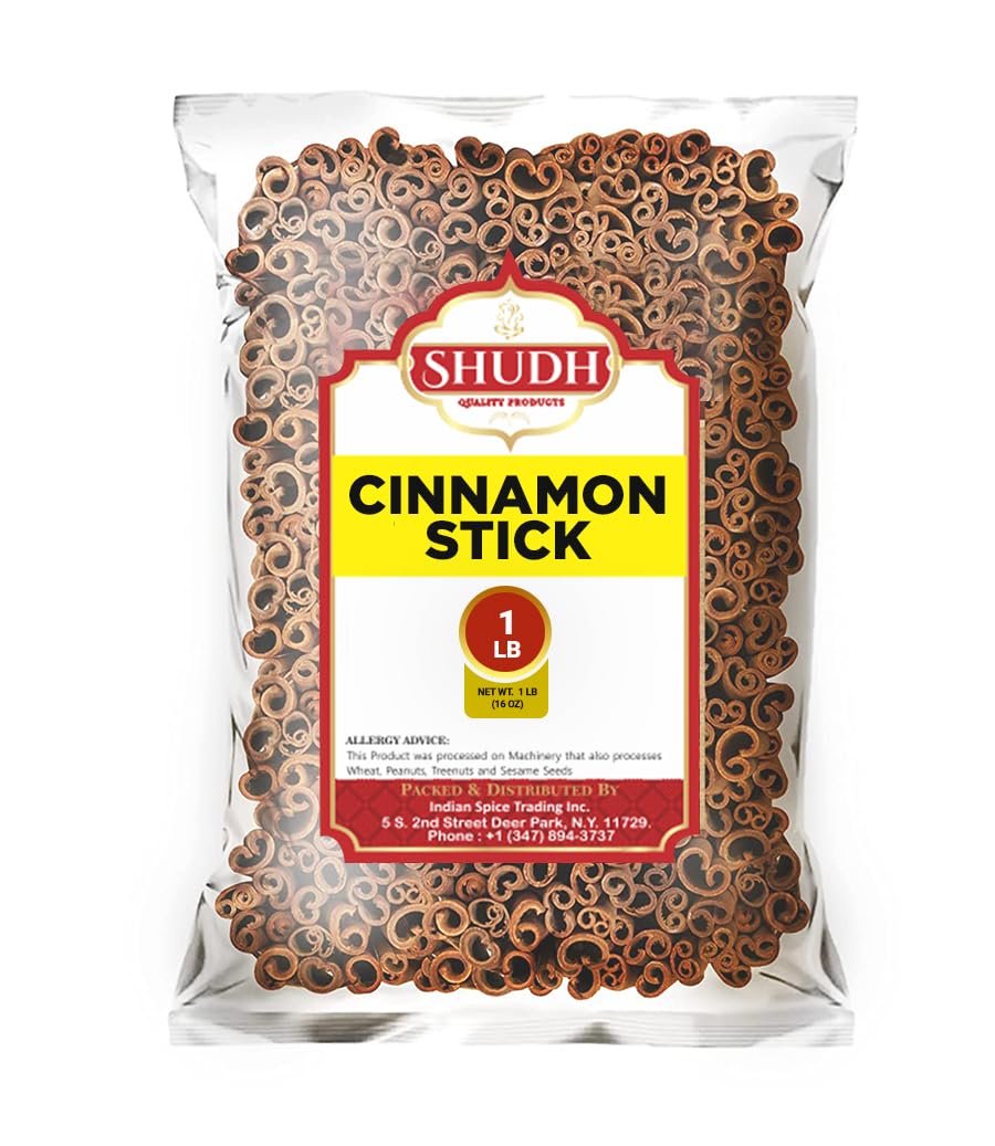SHUDH Cinnamon Sticks 0.5 kg | Cassia Cinnamon | Canela | Perfect for Baking, Cooking & Drinks & Oatmeal | 7.5 cm Length | 100% Raw from Indonesia