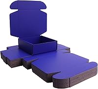 Vista 20 de Cajas de embalaje de envío pequeñas negras KAXILU 20 piezas Cajas de envío L6xW6xH2 pulgadas Adecuadas para embalaje de comercio electrónico